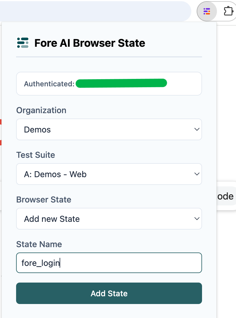 Add new browser state