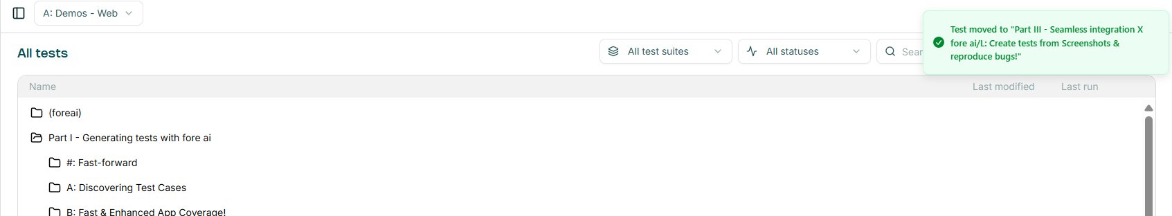 Move confirmation toast